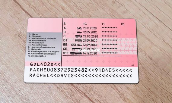 Switzerland Fake Driver License - Buy Scannable Fake Id Online