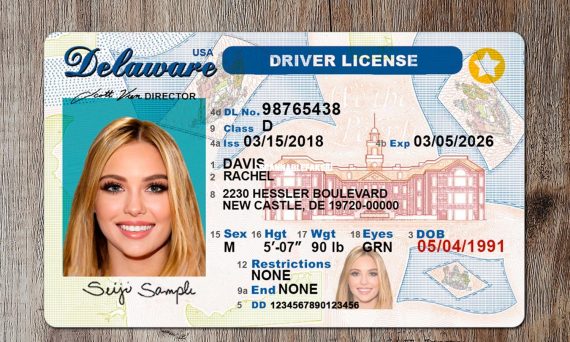 Delaware Fake Driver License - Buy Scannable Fake ID Online - Fake ...
