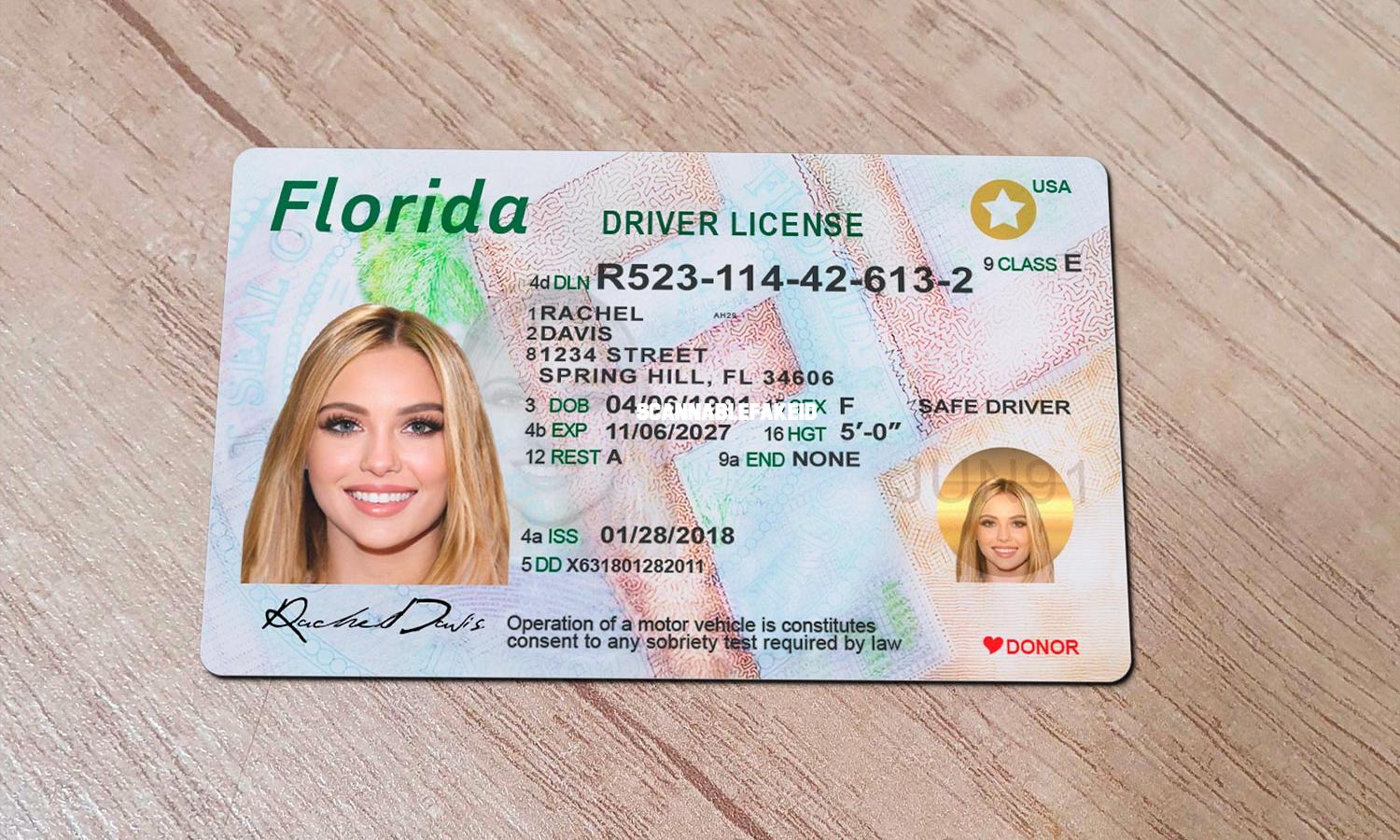 Florida Fake Driver License - Buy Scannable Fake Id Online - Fake