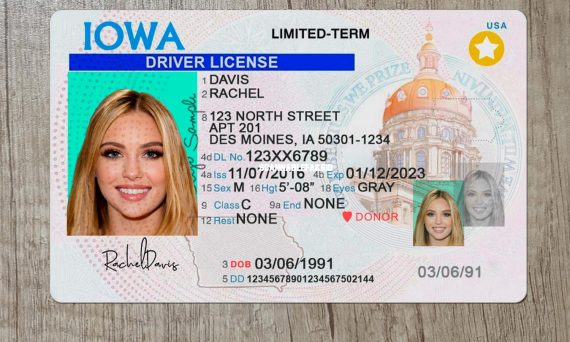 Iowa Fake Driver License - Buy Scannable Fake ID Online - Fake Drivers ...