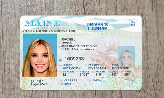 Maine Fake Driver License - Buy Scannable Fake ID Online - Fake Drivers ...