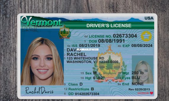 Vermont Fake Driver License - Buy Scannable Fake ID Online - Fake ...