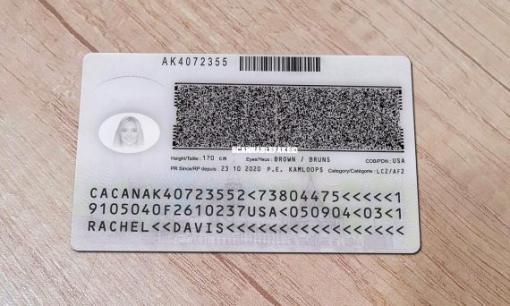 Canada Fake Id Residence Permit Card - Buy Scannable Fake Id Online ...