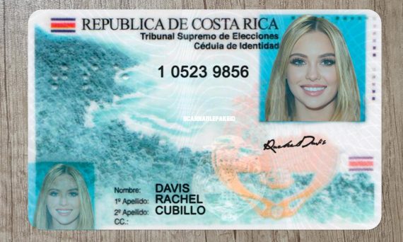 Costa Rica Fake Id Card - Buy Scannable Fake ID Online - Fake Drivers ...
