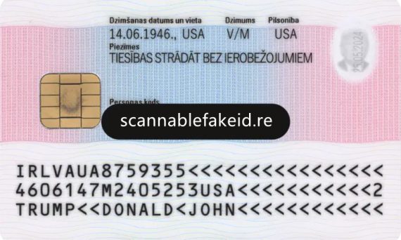 Fake Scannable Latvia Residence Permit - Buy Scannable Fake Ids Online