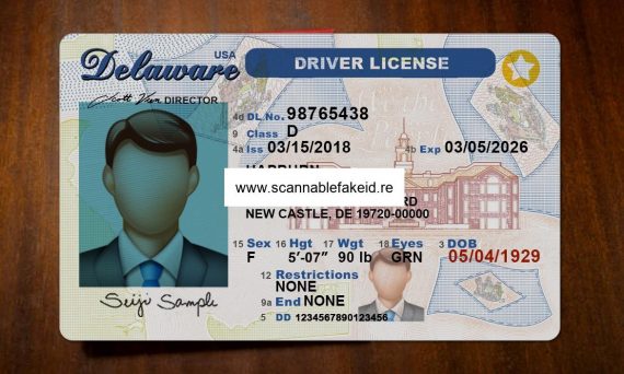 Delaware Fake Driver License - Buy Scannable Fake Id Online - Fake ID ...