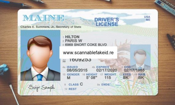 Maine Fake Driver License - Buy Scannable Fake Id Online - Fake ID Website