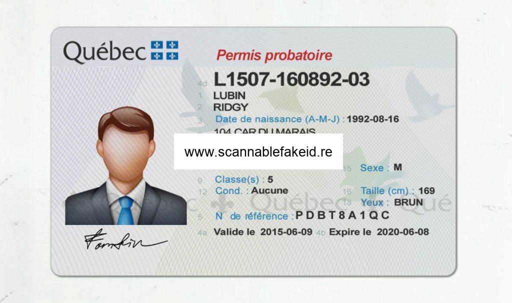 Quebec Fake Driver License - Best Scannable Fake Id - Buy Fake IDs Online