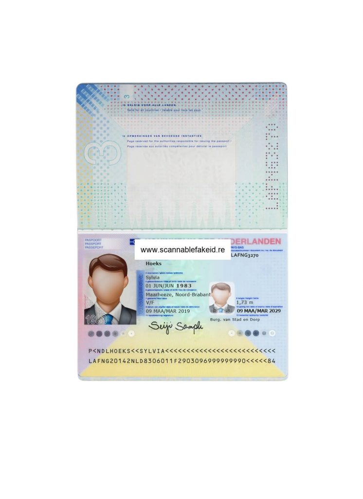 Netherlands Fake Passport - Best Scannable Fake Id - Buy Fake IDs Online