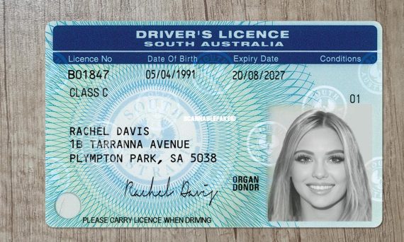 South Australia Fake Driver License - Buy Scannable Fake ID Online ...