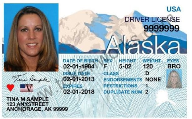 Alaska Fake Id Front And Back