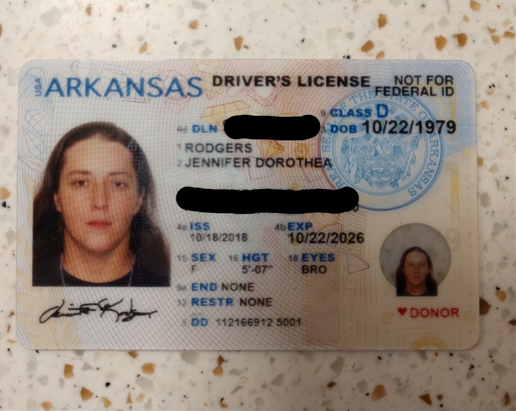 Arkansas fake id