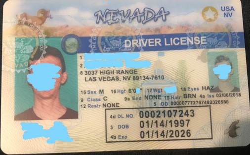 Buy Nevada Scannable Fake Id