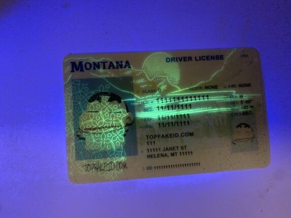 Cheap Montana Scannable Fake Id