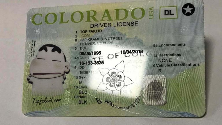 Colorado Fake Id Front And Back