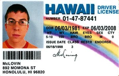 cool fake id names