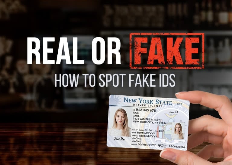 difference between fake id and real