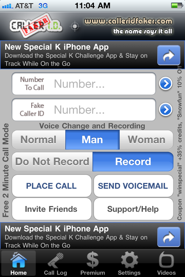 fake caller id app
