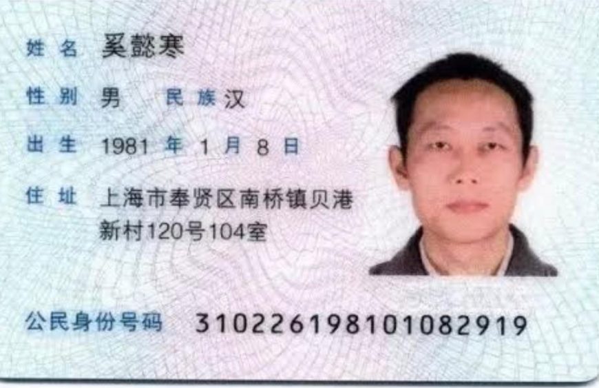Fake Chinese Id