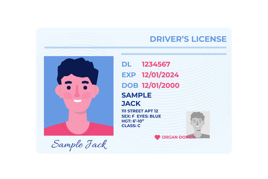 fake id card image