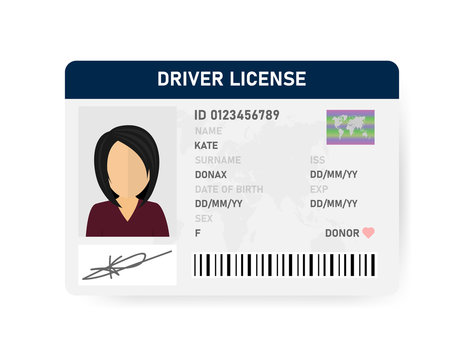 fake id card image