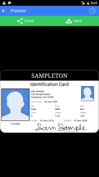 Fake Id Generator