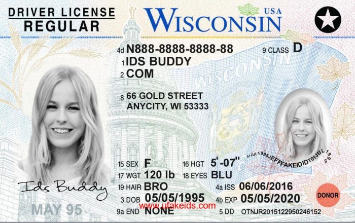 fake id in wisconsin
