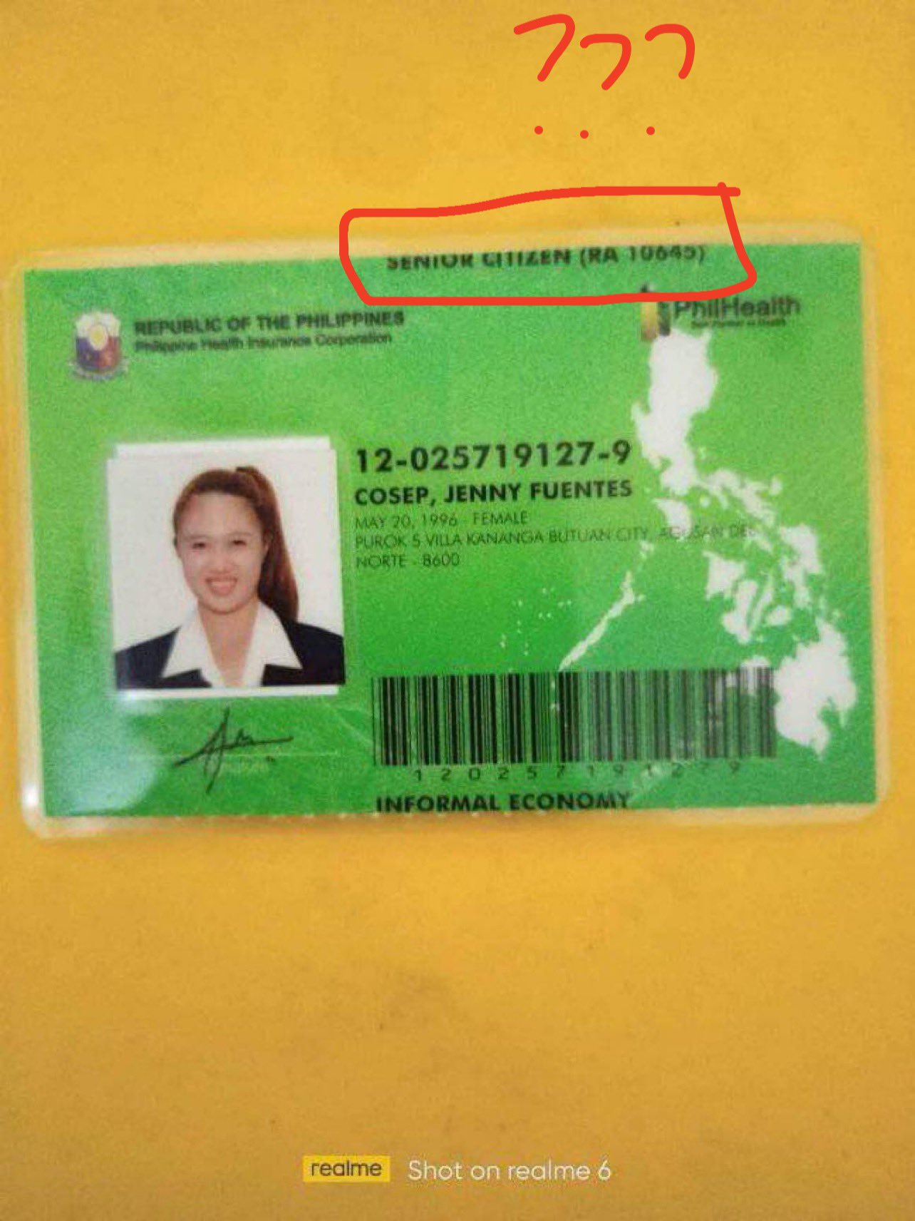 fake philhealth id
