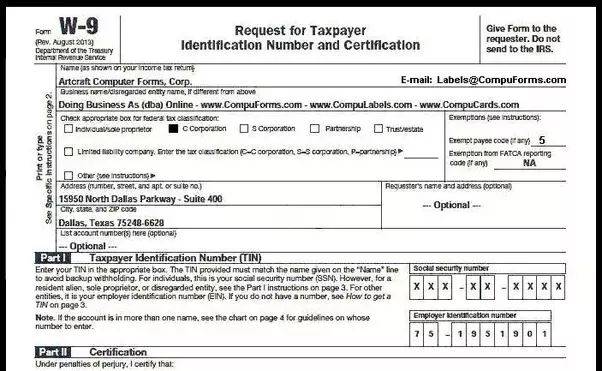 fake tax id number us