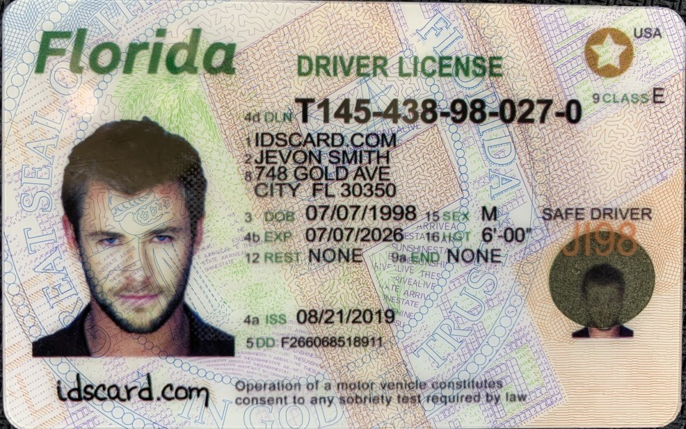 Florida Scannable Fake Id Charges