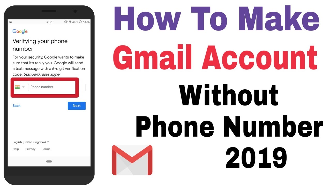 how to create fake email id without phone number