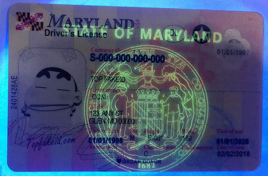How To Get A Maryland Scannable Fake Id