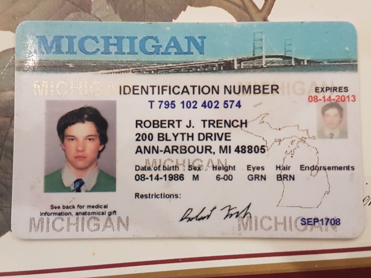 Michigan Fake Id Front And Back