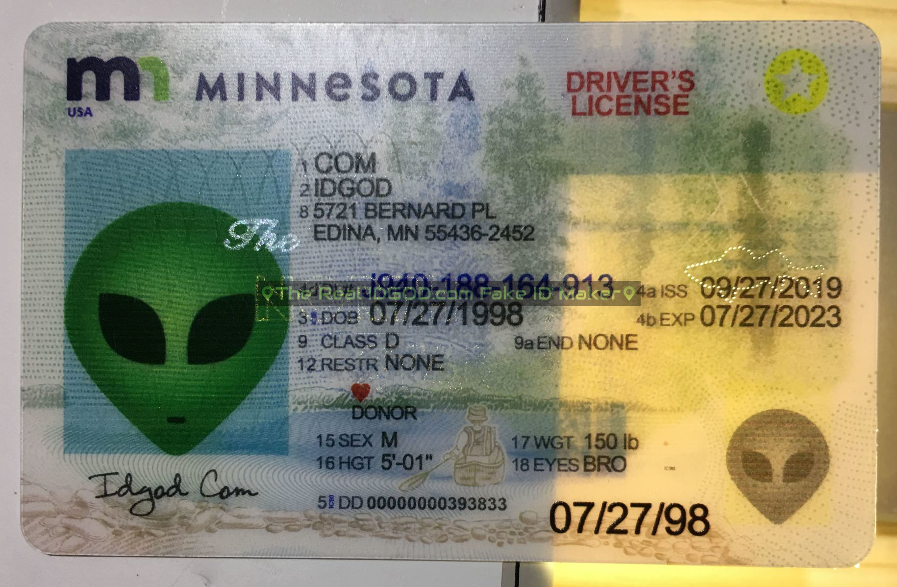 Minnesota Scannable Fake Id Maker