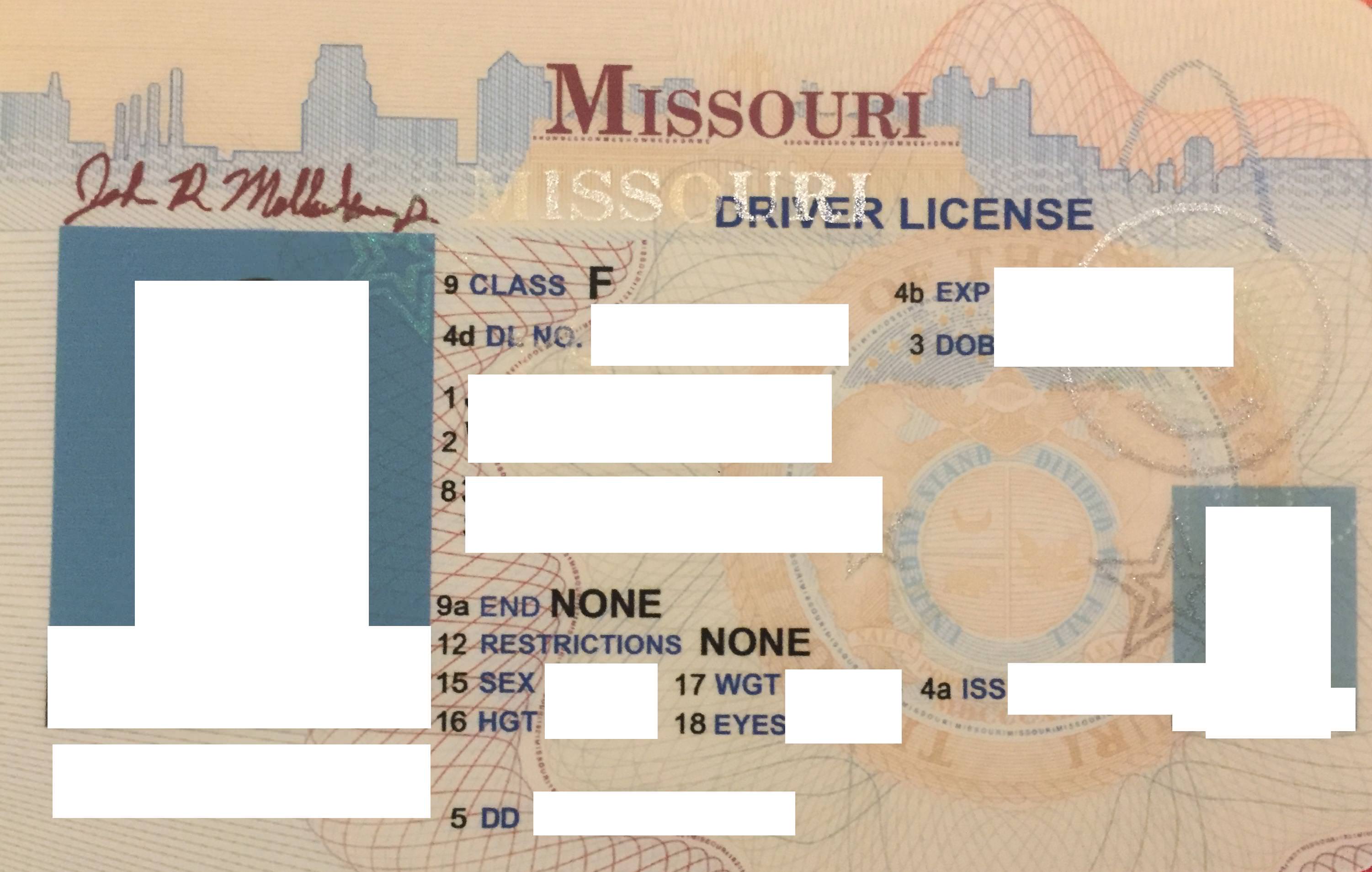 Missouri Scannable Fake Id Charges