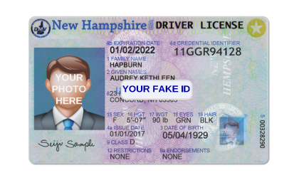 New Hampshire Fake Id Templates