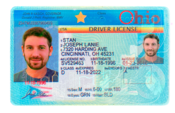 Ohio Scannable Fake Id Front And Back