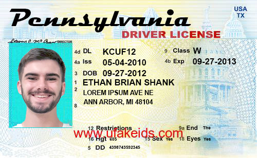 Pennsylvania Fake Id Front And Back