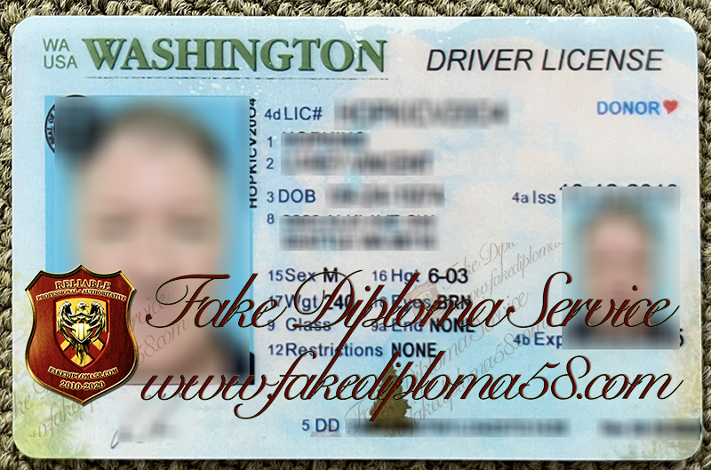 Washington Scannable fake id
