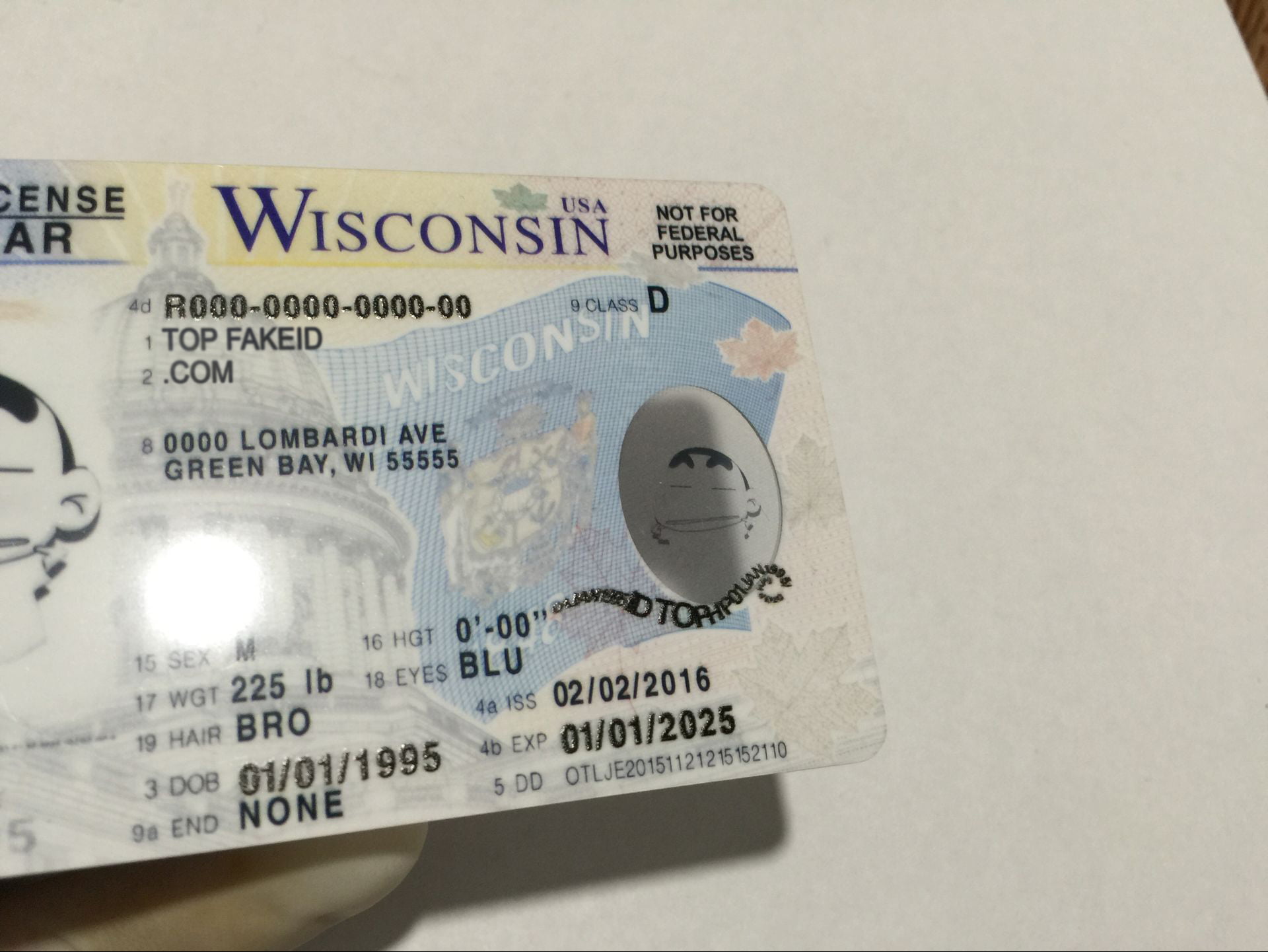 Wisconsin Scannable Fake Id Generator